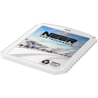 Logo trade promotional products picture of: Thrym rectangular recycled plastic ice scraper